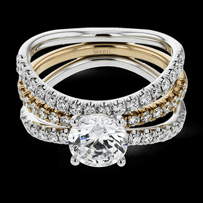 Wedding Set in 18k Gold with Diamonds