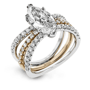 Wedding Set in 18k Gold with Diamonds