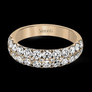 Anniversary Ring in 18k Gold with Diamonds