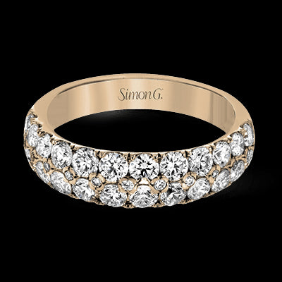 Anniversary Ring in 18k Gold with Diamonds