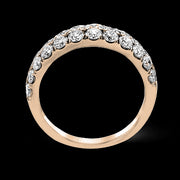 Anniversary Ring in 18k Gold with Diamonds