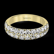 Anniversary Ring in 18k Gold with Diamonds
