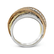 Right Hand Ring in 18k Gold with Diamonds