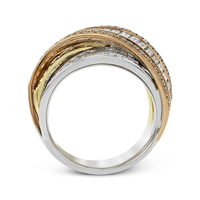 Right Hand Ring in 18k Gold with Diamonds