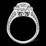 Engagement Ring in 18k Gold with Diamonds