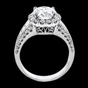 Engagement Ring in 18k Gold with Diamonds