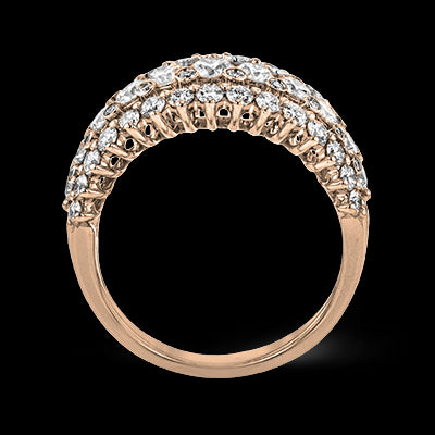 Anniversary Ring in 18k Gold with Diamonds