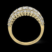 Anniversary Ring in 18k Gold with Diamonds