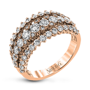 Anniversary Ring in 18k Gold with Diamonds