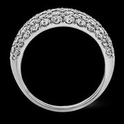 Anniversary Ring in 18k Gold with Diamonds