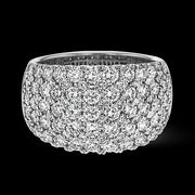 Anniversary Ring in 18k Gold with Diamonds