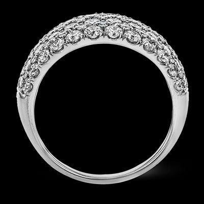 Anniversary Ring in 18k Gold with Diamonds