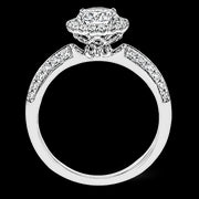 Engagement Ring in 18k Gold with Diamonds
