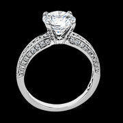 Engagement Ring in 18k Gold with Diamonds