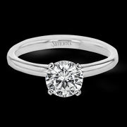 Engagement Ring in 18k Gold with Diamonds