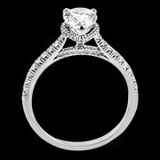 Engagement Ring in 18k Gold with Diamonds