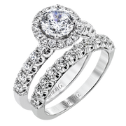 Wedding Set in 18k Gold with Diamonds