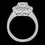 Engagement Ring in 18k Gold with Diamonds