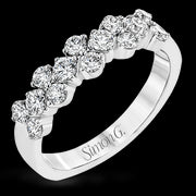 Anniversary Ring in 18k Gold with Diamonds