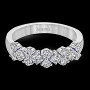 Anniversary Ring in 18k Gold with Diamonds