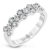 Anniversary Ring in 18k Gold with Diamonds
