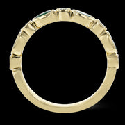 Color Ring in 18k Gold with Diamonds