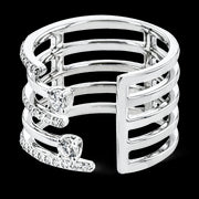 Right Hand Ring in 18k Gold with Diamonds