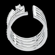 Right Hand Ring in 18k Gold with Diamonds