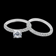 Engagement Ring in 18k Gold with Diamonds