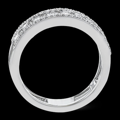 Anniversary Ring in 18k Gold with Diamonds