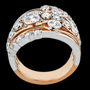 Right Hand Ring in 18k Gold with Diamonds