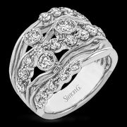 Right Hand Ring in 18k Gold with Diamonds