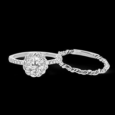 Wedding Set in 18k Gold with Diamonds