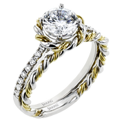 Wedding Set in 18k Gold with Diamonds