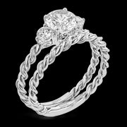 Wedding Set in 18k Gold with Diamonds