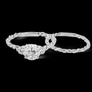 Wedding Set in 18k Gold with Diamonds