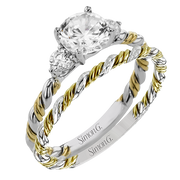 Wedding Set in 18k Gold with Diamonds