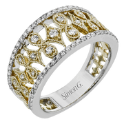 Right Hand Ring in 18k Gold with Diamonds