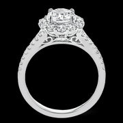 Engagement Ring in 18k Gold with Diamonds