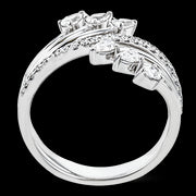 Right Hand Ring in 18k Gold with Diamonds