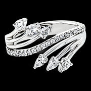 Right Hand Ring in 18k Gold with Diamonds