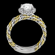 Wedding Set in 18k Gold with Diamonds