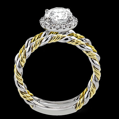 Wedding Set in 18k Gold with Diamonds