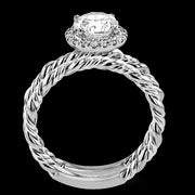 Wedding Set in 18k Gold with Diamonds