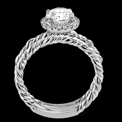 Wedding Set in 18k Gold with Diamonds