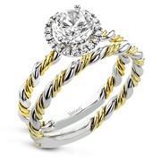 Wedding Set in 18k Gold with Diamonds
