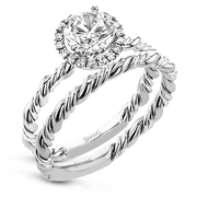 Wedding Set in 18k Gold with Diamonds