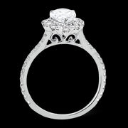 Engagement Ring in 18k Gold with Diamonds