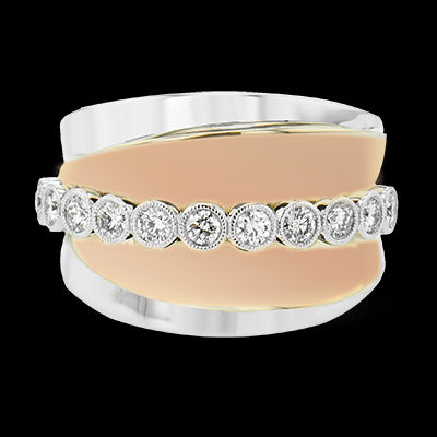 Right Hand Ring in 18k Gold with Diamonds