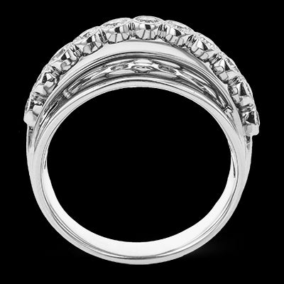 Right Hand Ring in 18k Gold with Diamonds